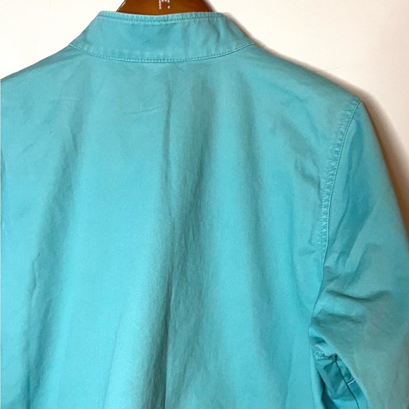 CJ Banks NEW Snap Button Full Zip Cotton Jacket Sz 2X - Picture 4 of 5